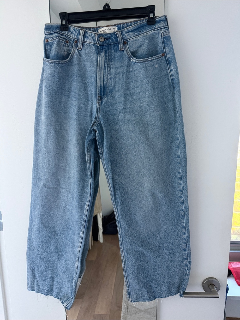 A&F Loose high rise jeans